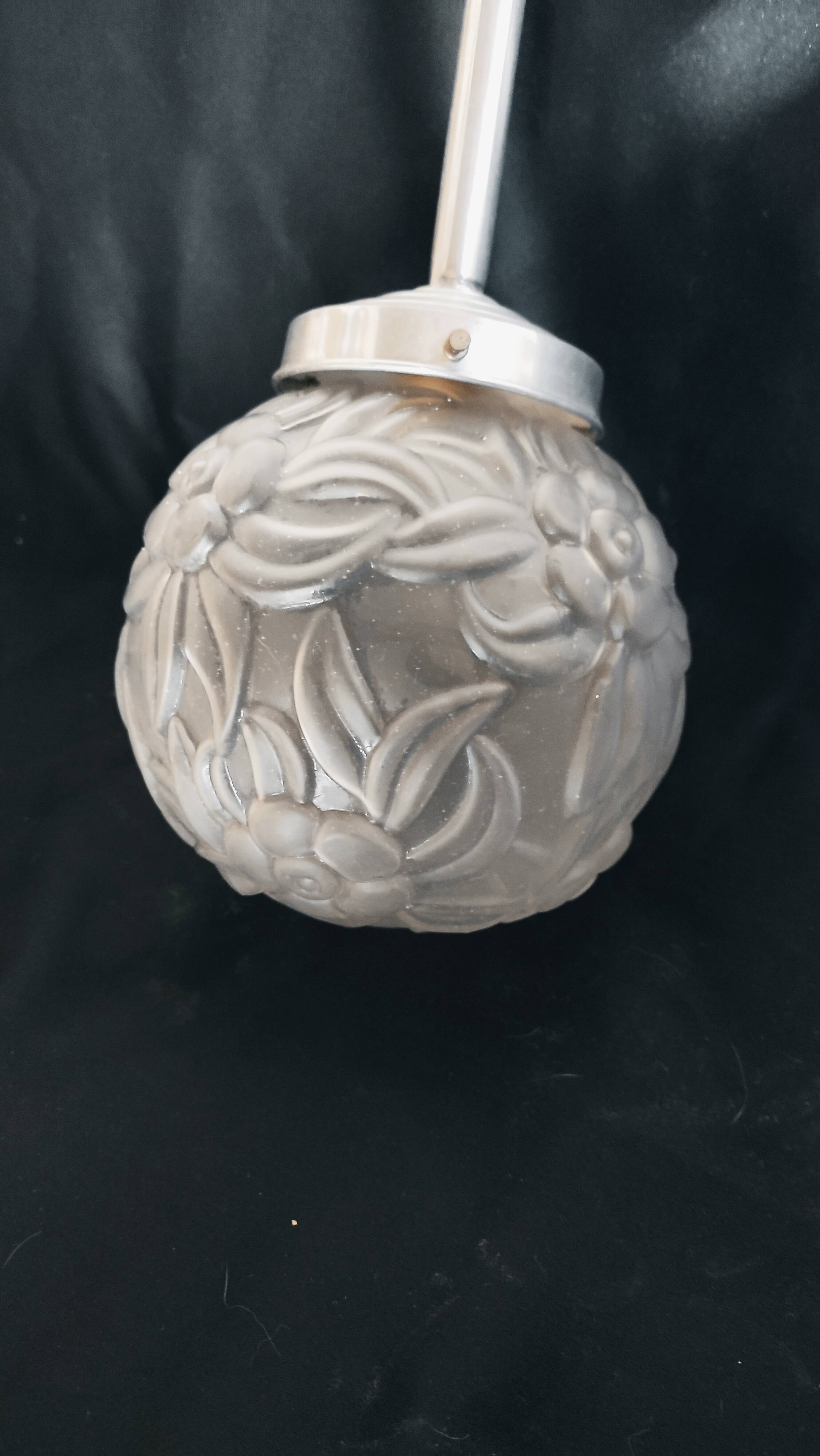 Art Deco ball pendant light