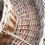Wicker bottle holder bar basket