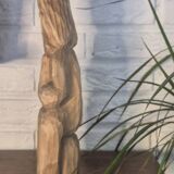 Wooden sculpture statuette