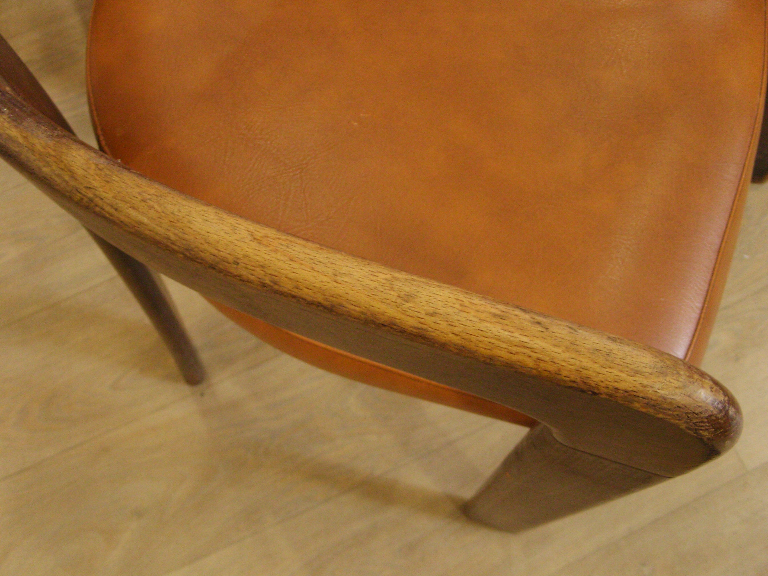 6 chairs design Bruno Rey, published by Dietiker and manufactured by the workshop "Stuhl aus Stein am Rhein