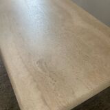 Table basse en travertin années 70