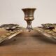 Brass candle holder