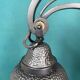 Black Art Nouveau wall lamp