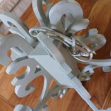 Gustavian style wooden chandelier