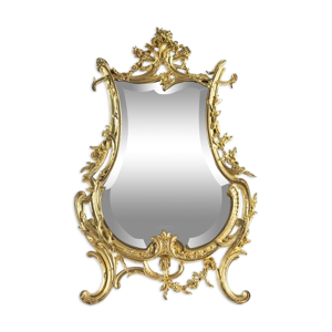 Miroir de table en bronze