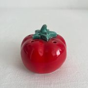 Salière ou poivrier tomate en barbotine vintage