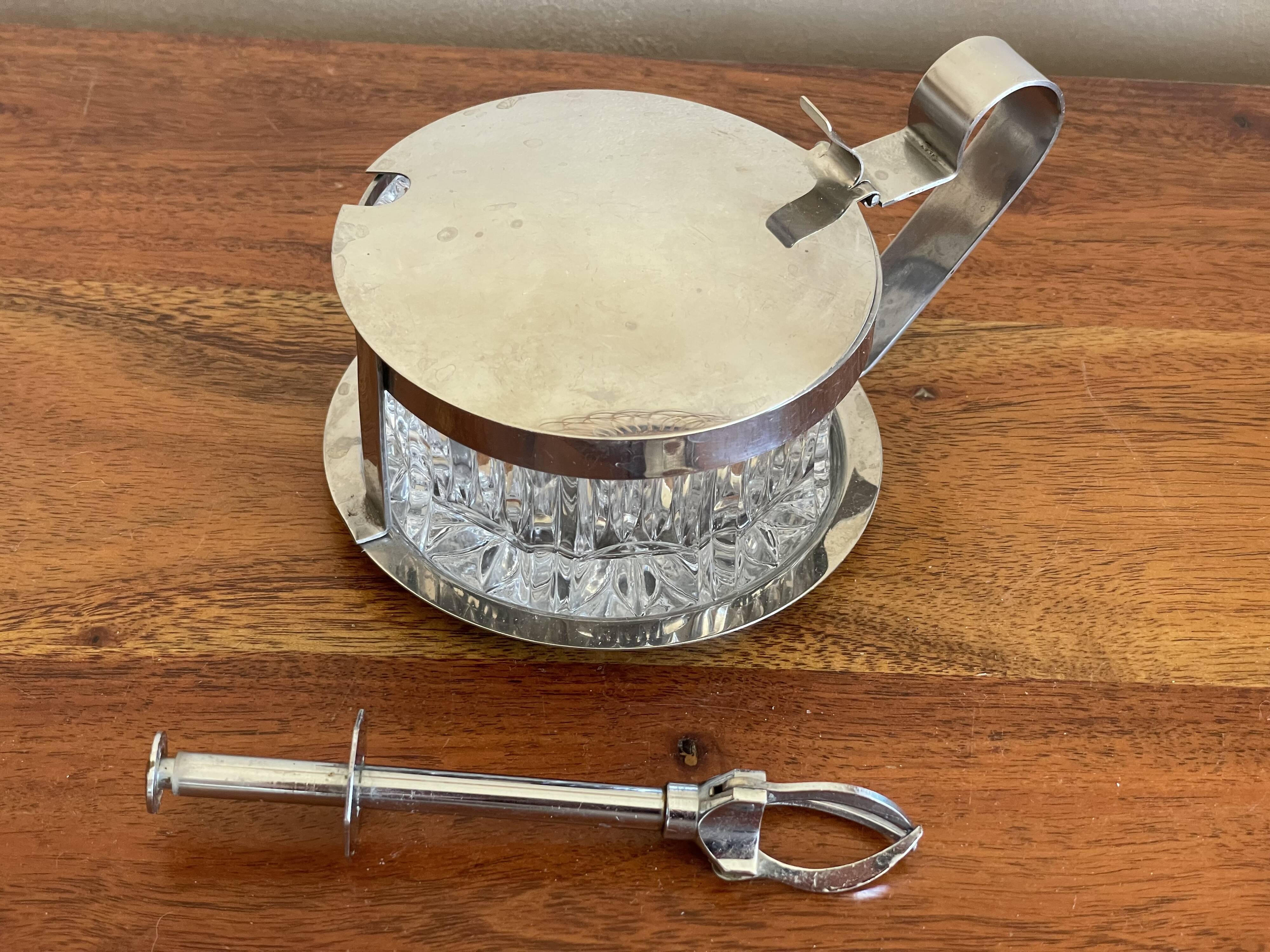Sugar bowl and sugar tongs