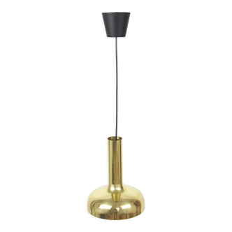 Gold pendant lamp, 1970s