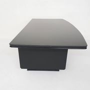 Bureau exécutif en bois noir, années 1960