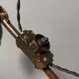 Early model Rademacher table lamp with black enamel shade