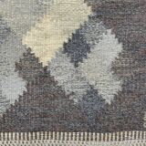 Tapis kilim röllakan suédois du milieu du siècle par brita svefors pour axeco 1960