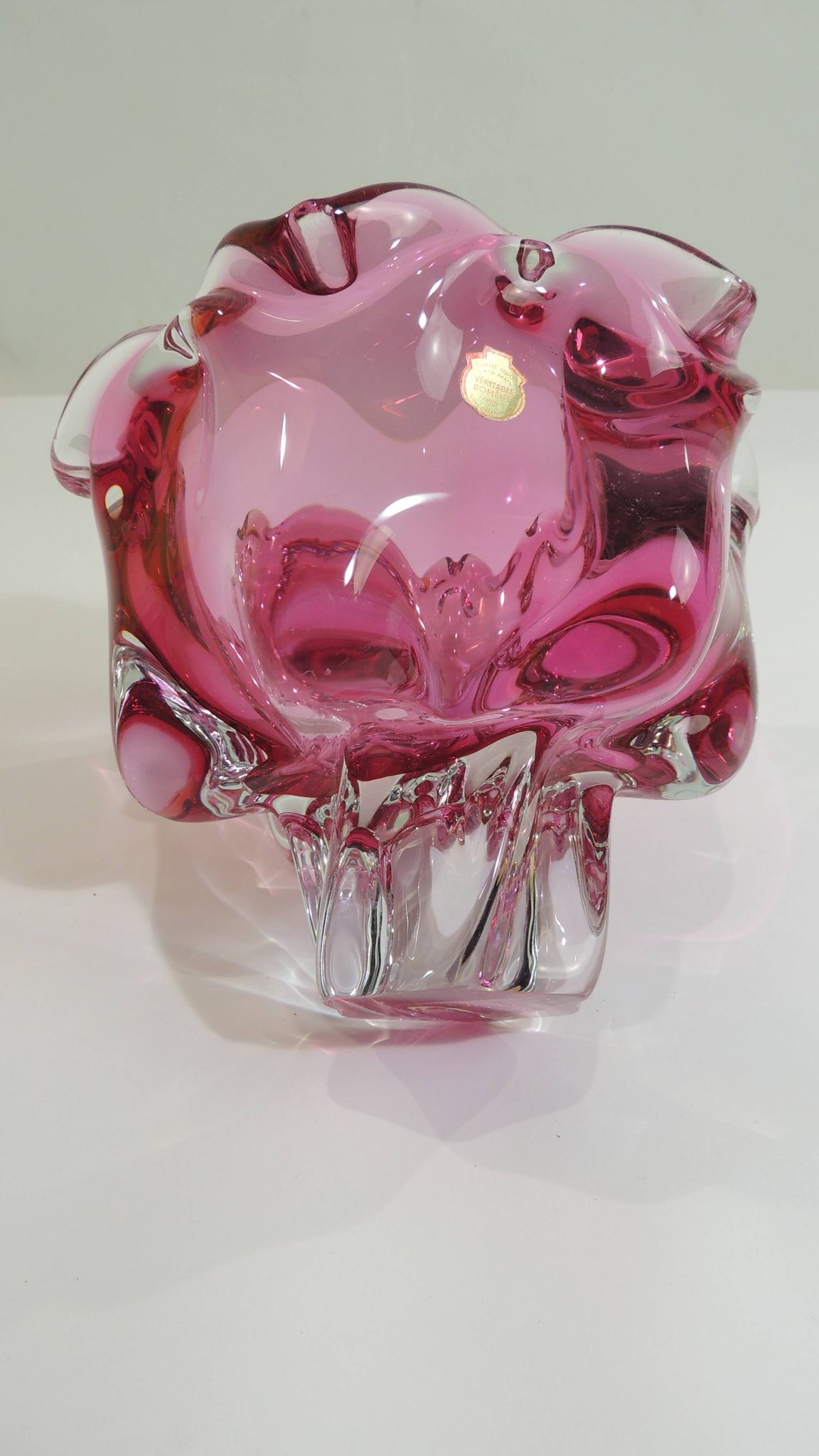 Cendrier / bol en verre tchèque Chribska /vide poche /Josef Hospodka