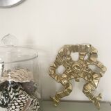 Gold brass knot wall hook