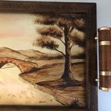 Service tray signed Luc Gérard-Elgé