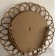Miroir rotin 1960