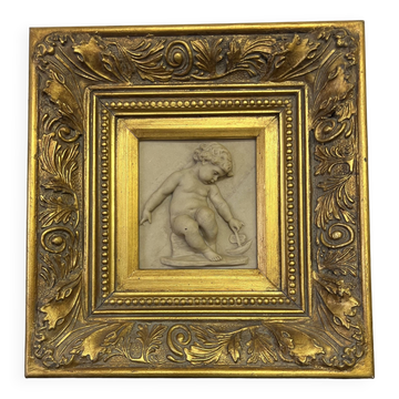 Marble high relief, 1882