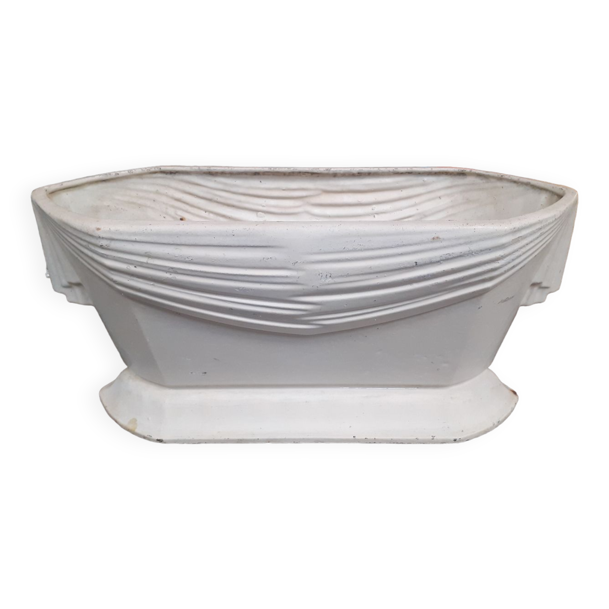 Art deco cast iron planter