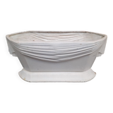 Art deco cast iron planter