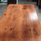 Table-bureau en châtaignier XIXeme
