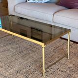 Vintage brass coffee table