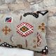 Housse de coussin faite main | Coussin Kilim bohème | Décoration berbère ma