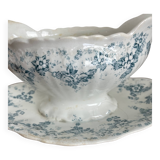 Maastricht earthenware sauce boat, Clara model