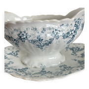 Saucière en faïence de Maastricht modèle Clara