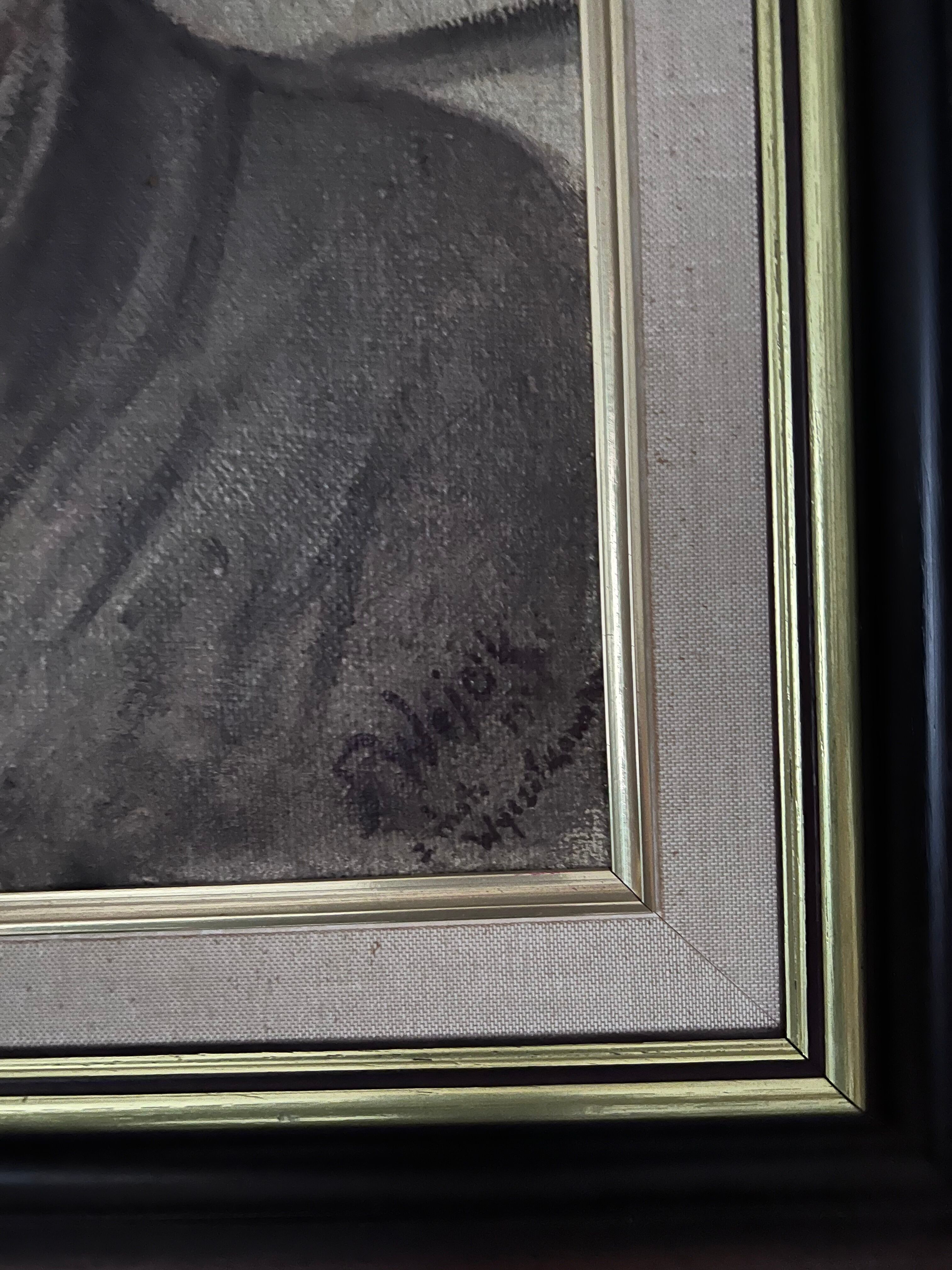 "The Fisherman" by Wöjcik after Léon Wyczolkowski