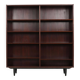 Danish mahogany library by Carlo Jensen for Hundevad, 1970s.
