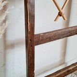 Old wooden farm ladder