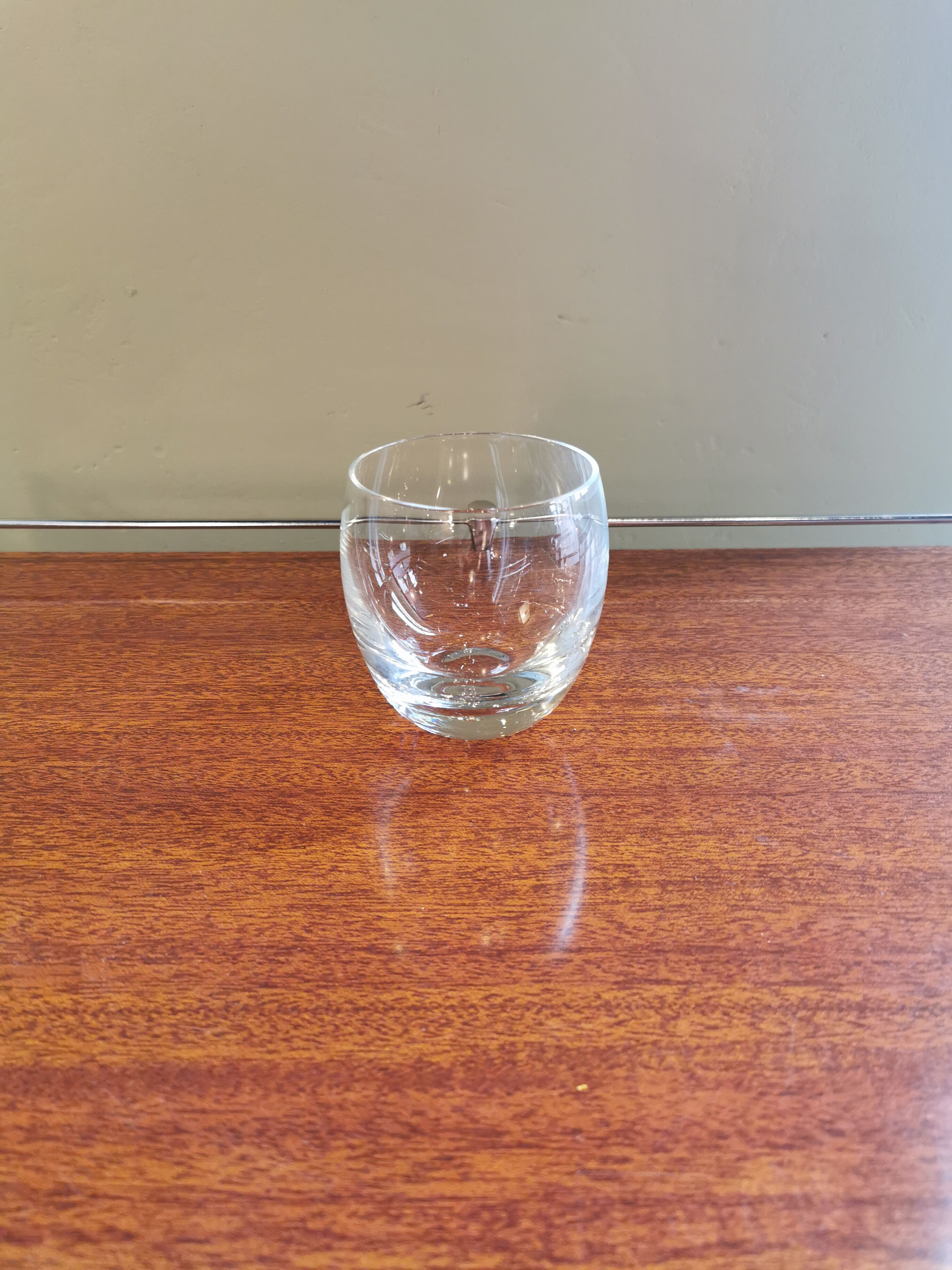 Set of 8 glasses vintage cups 70 ball shape