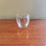 Set of 8 glasses vintage cups 70 ball shape