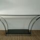 Console glass and chrome 70 years