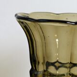 Smoked glass vase