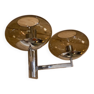 Double applique en chrome - sciolari