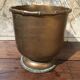 Brass pot cover