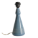 Dusty Blue Ceramic Table Lamp by Rörstrand, Sweden 1980s