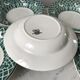 Lot of 6 hollow plates digoin sarreguemines model "leïla" years 30-40