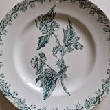 Set of 12 Saint Amand ironstone plates, Richelieu model