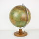Mid-Century Light Glass Globe With Wooden Base by Paul Rath, 1950s