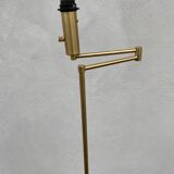 Brass e-reader floor lamp 1980