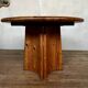 Large Scandinavian pine table - 6 chairs