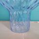 Old luminaire blown glass color blue ball