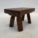 Vintage footstool stool minimalist brutalist