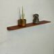 Vintage Scandinavian design teak wall shelves
