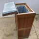 Vintage 1930s oak bar/icebox refrigerator