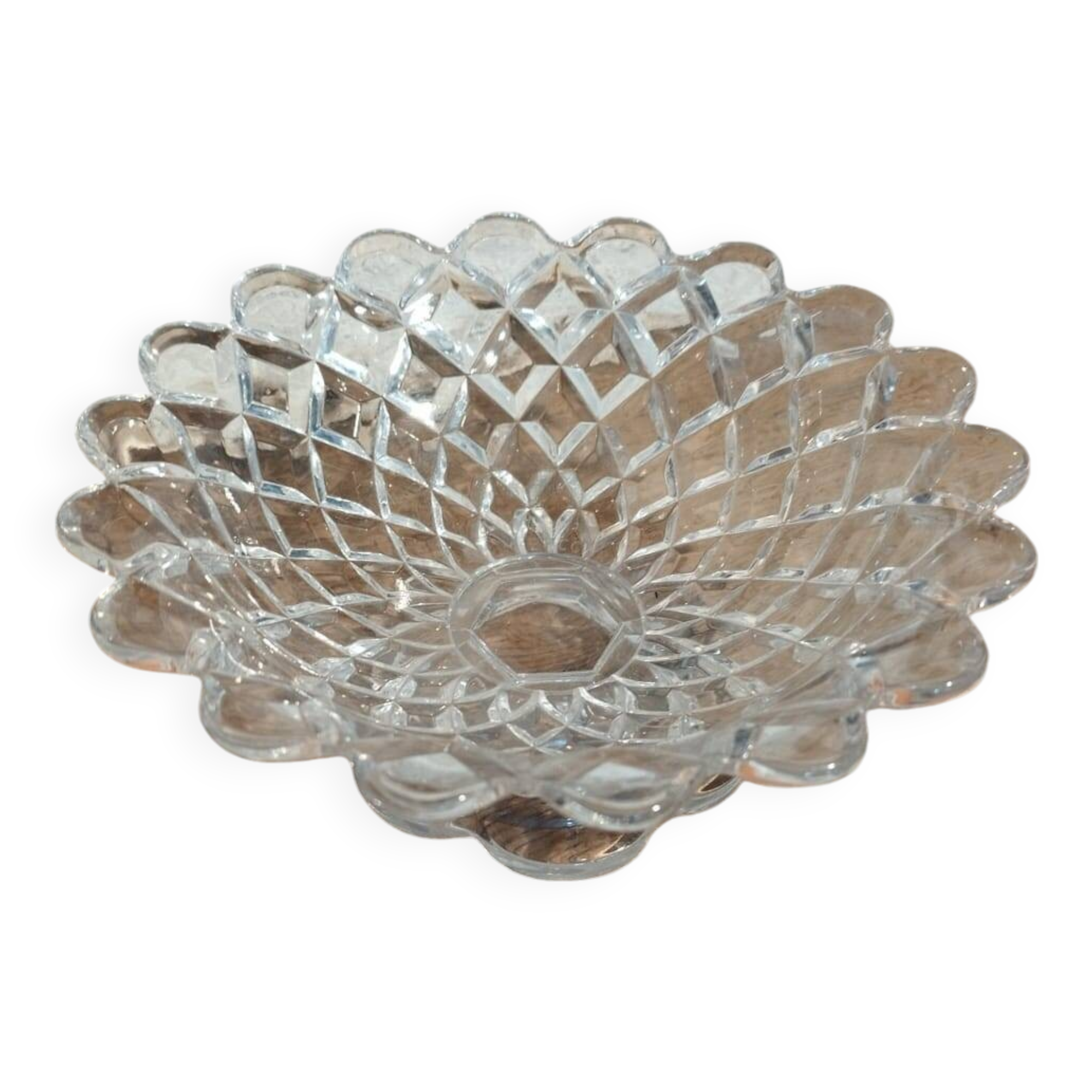 Antique Baccarat crystal fruit bowl