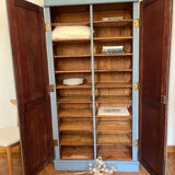 Parisian cabinet galvanizing blue