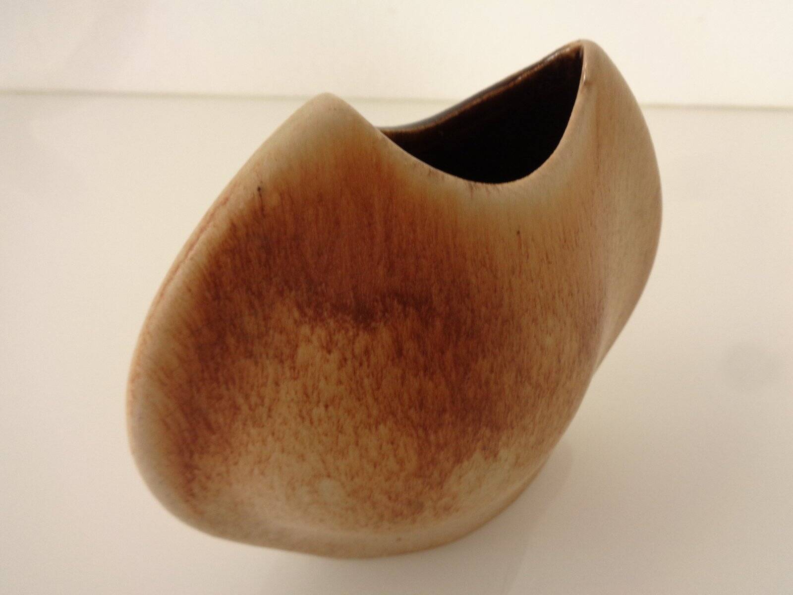 Organic Ceramic Vase by Roberto Rigon for Bertoncello, 1960s