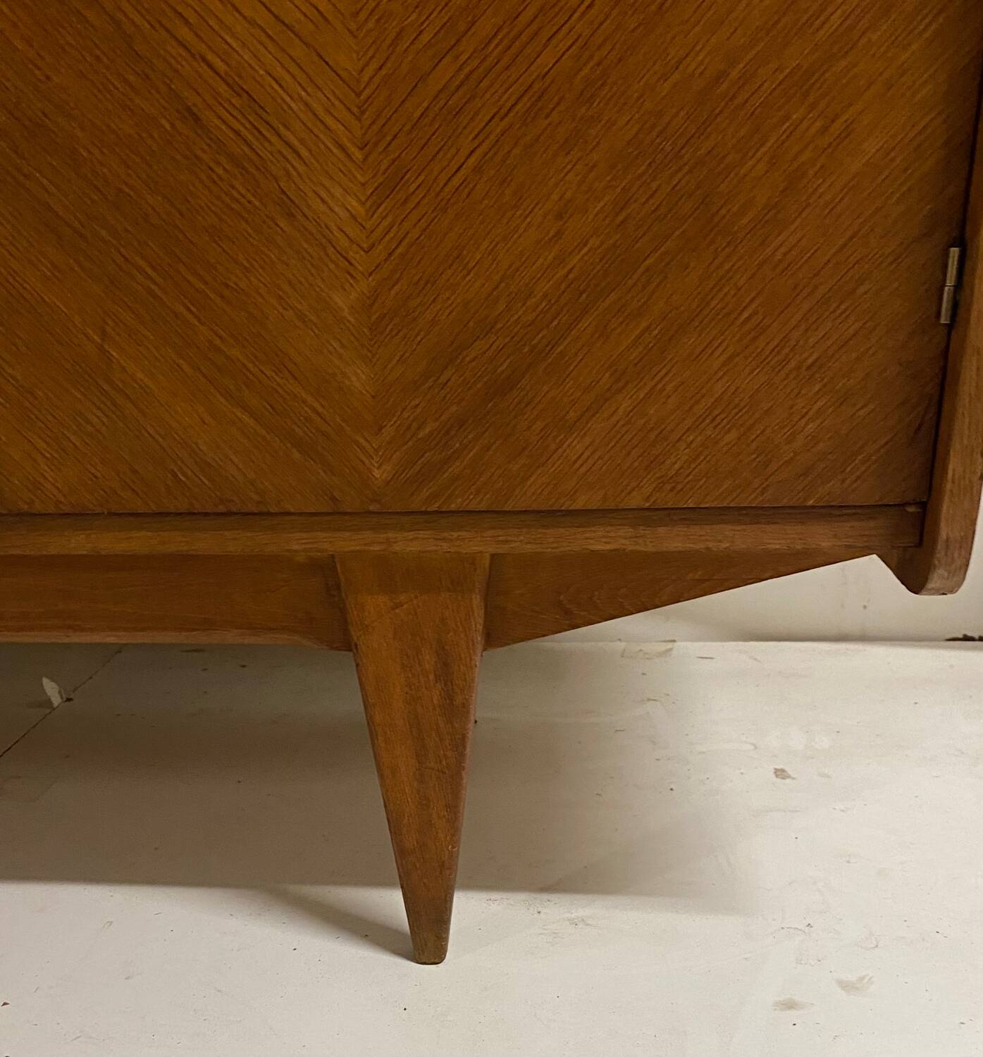 Vintage wardrobe with compass feet